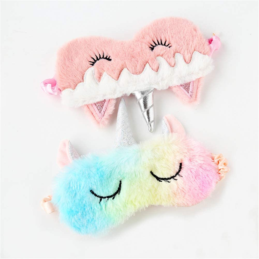 Cute Panda Sleeping Mask Soft Plush Eye Cover Eyeshade