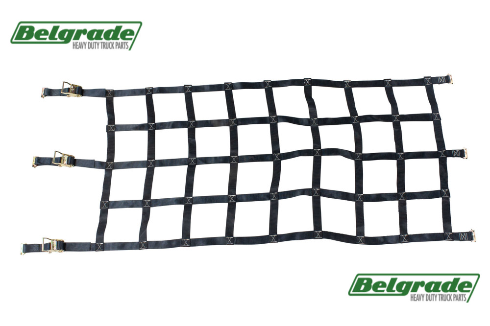 E-Track Cargo Net 42in x 82in w/ 3 Ratchets