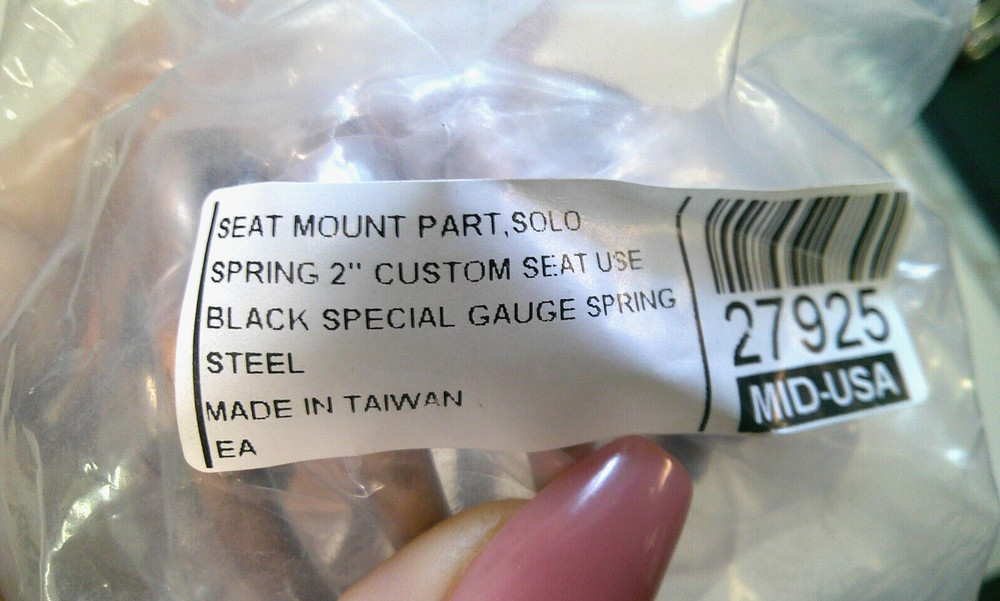 2'' Bronze Solo Seat Spring - NEW