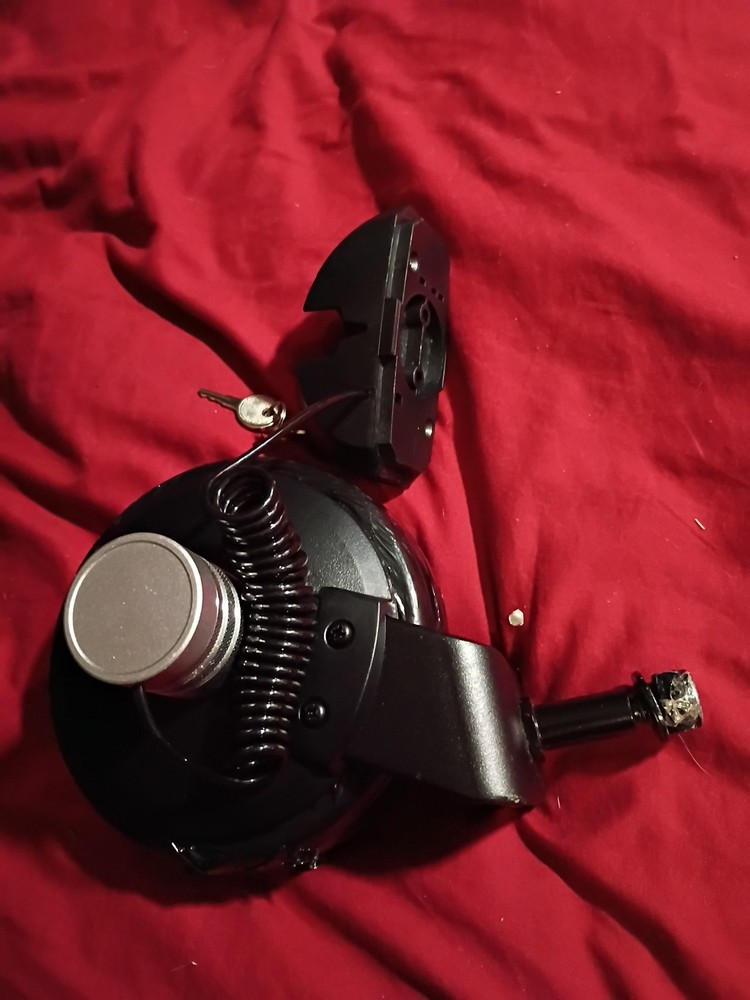 Security Wheel Lock For Mobility Scooter. Caster Lock With Key