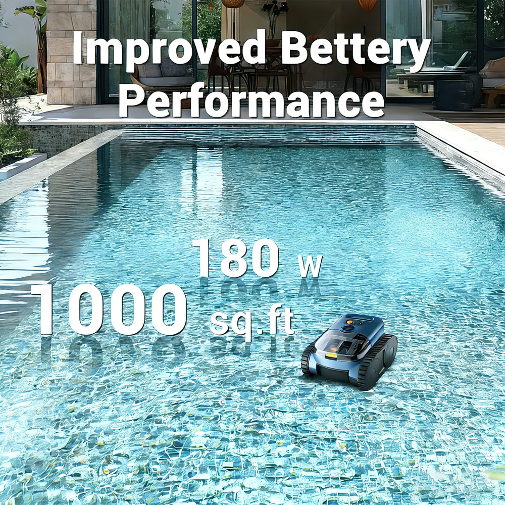 Pool Vacuum for Inground Pools Robotic Pool Cleaner Scrubbing Wall Climbing