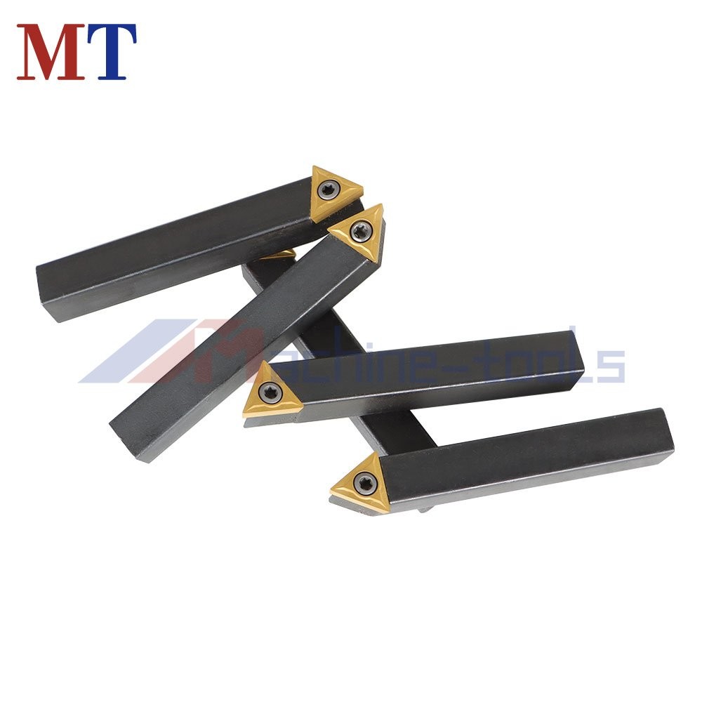 5 Pc 1/2 Inch Carbide Indexable Turning Tool Lathe Tool Bit With Carbide Inserts