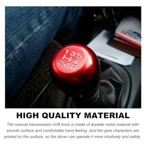 Car Gear Shift Knobs, Automotive 5 Speed Manual Transmission Stick Shift Blue