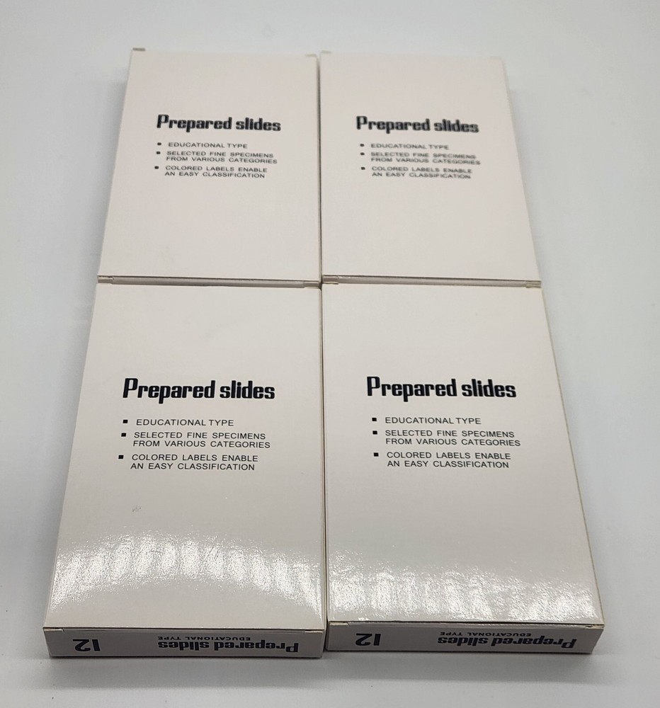 DIY-Science Prepared‎ Slides Educational Type - 48 Plastic Microscope Slides