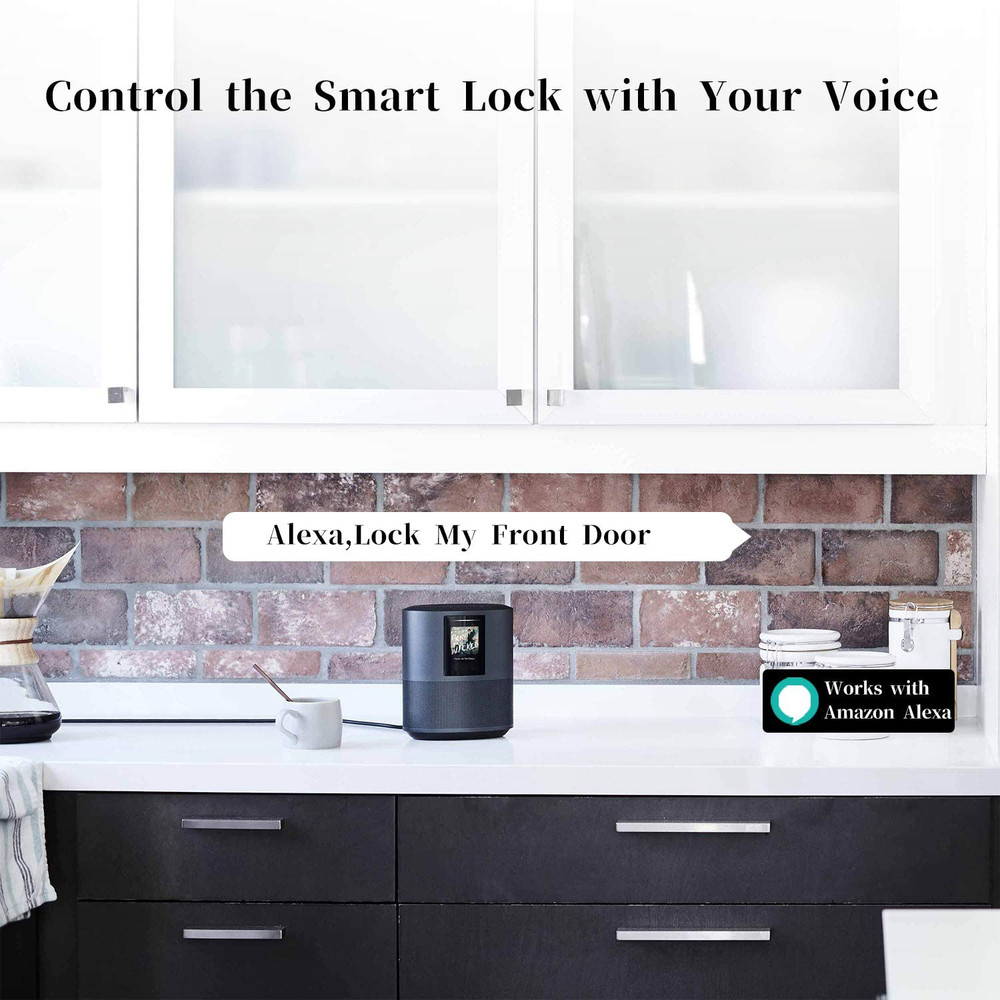 Smart Door Lock Touchscreen Home Security Voice Control Airbnb lock solution