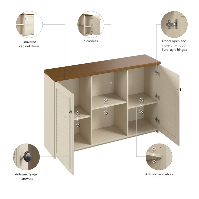 Fairview Accent Cabinet with Doors - Engineered Wood
