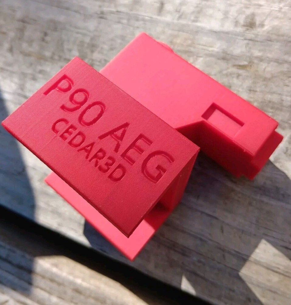 Airsoft P90 AEG Odin Speedloader Adapter (Red)
