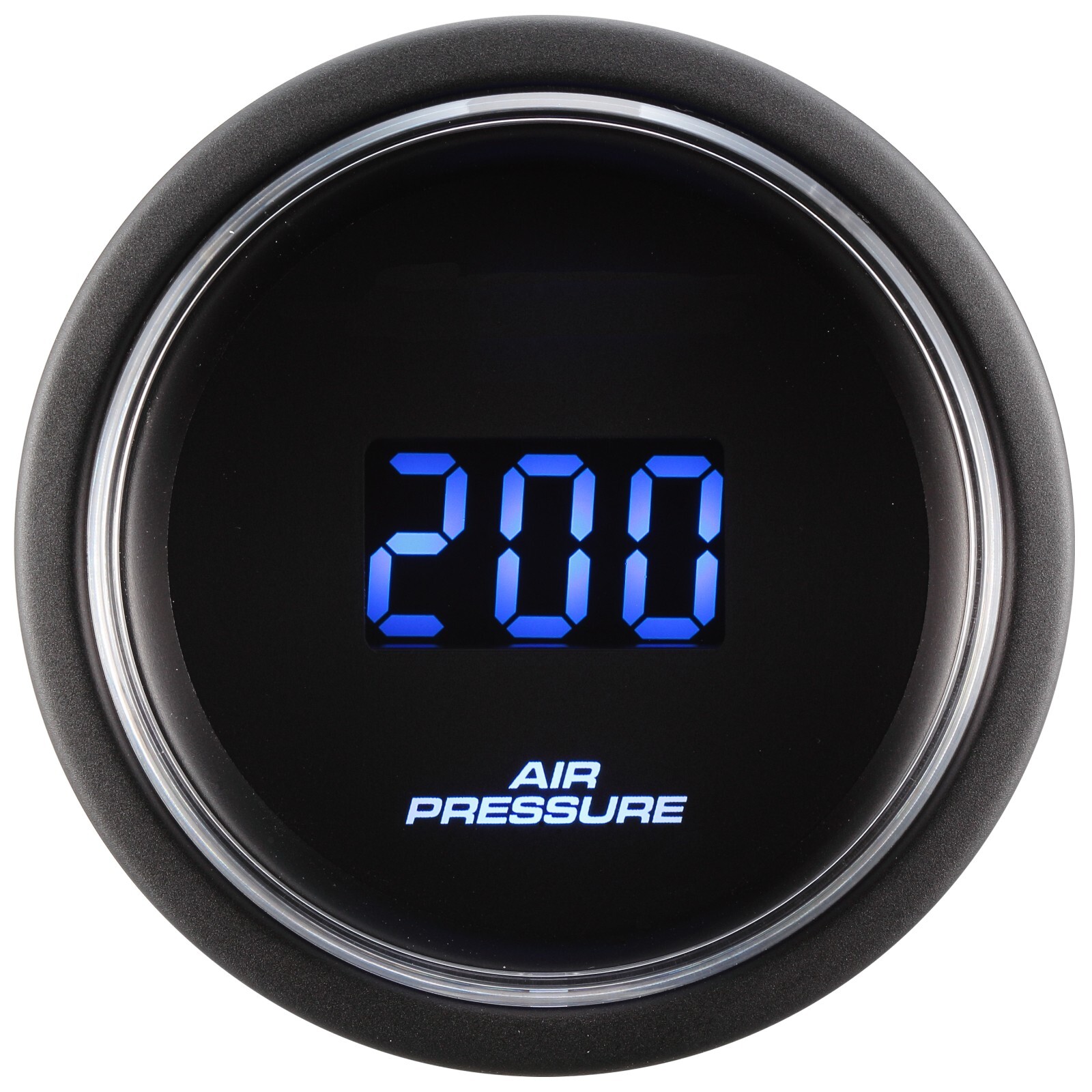 52mm Digital Air Pressure Gauge 200 PSI Blue & Red LED Air Ride Suspension