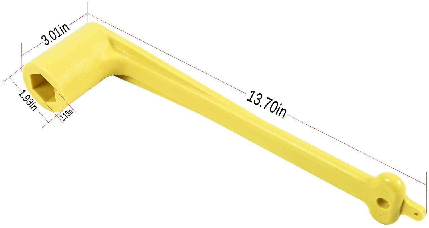 For Mercury Prop Wrench 1-1/16" Nut Wrench Alpha One Yellow - 859046Q4
