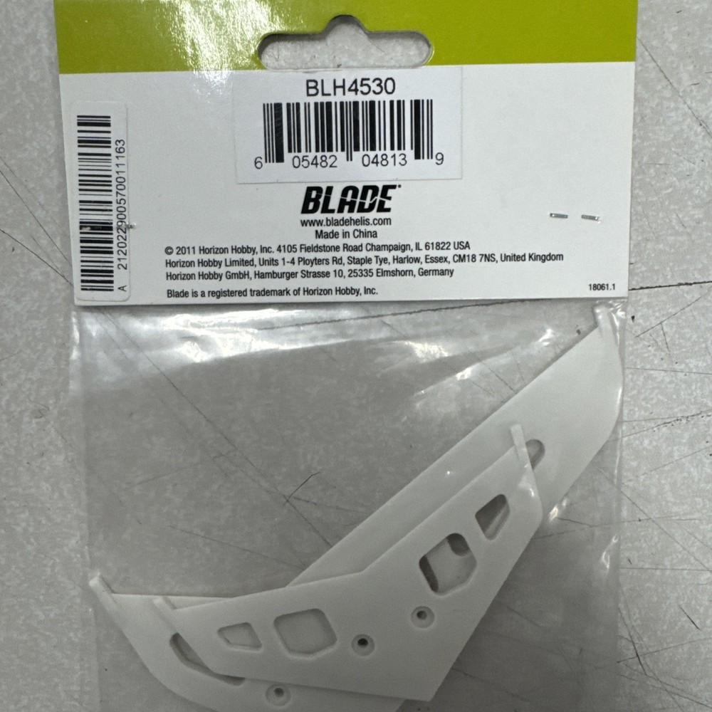Blade 300X Stabilizer Fin Set White BLH4530