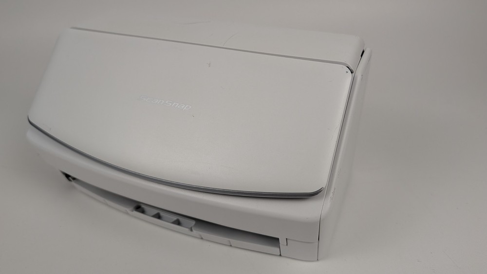 Fujitsu ScanSnap iX1500 White Scanner LOW 178 Count FUNCTIONS Missing Side Cover