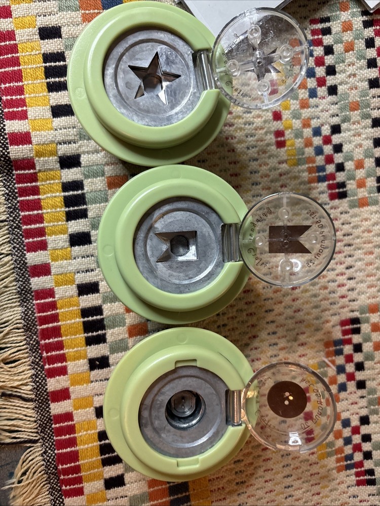 Epiphany Crafts Shape Studio Tools Lot Bubble Caps Punches
