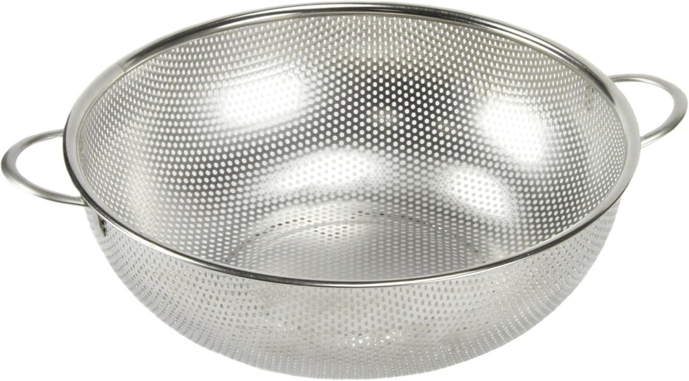 Chef Craft Select Microperforated Colander, 1.5 Quart, Stainless Steel