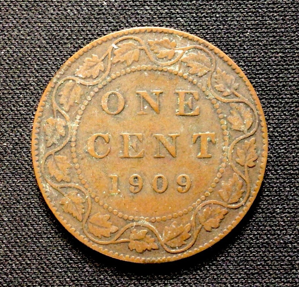 1909 Canada Large 1 Cent! ENN Coins