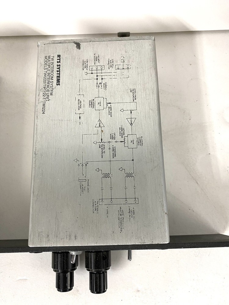 RTS Systems TW 1222 TW 1225