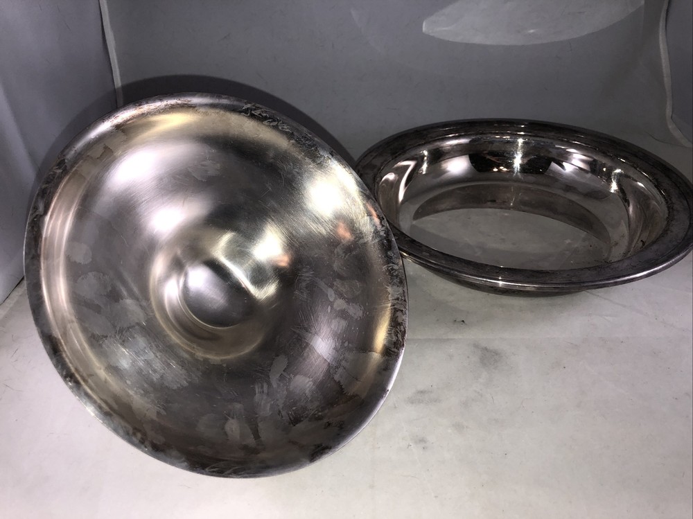 Gorham Silverplate Covered Serving Dish With Long Wood Handle