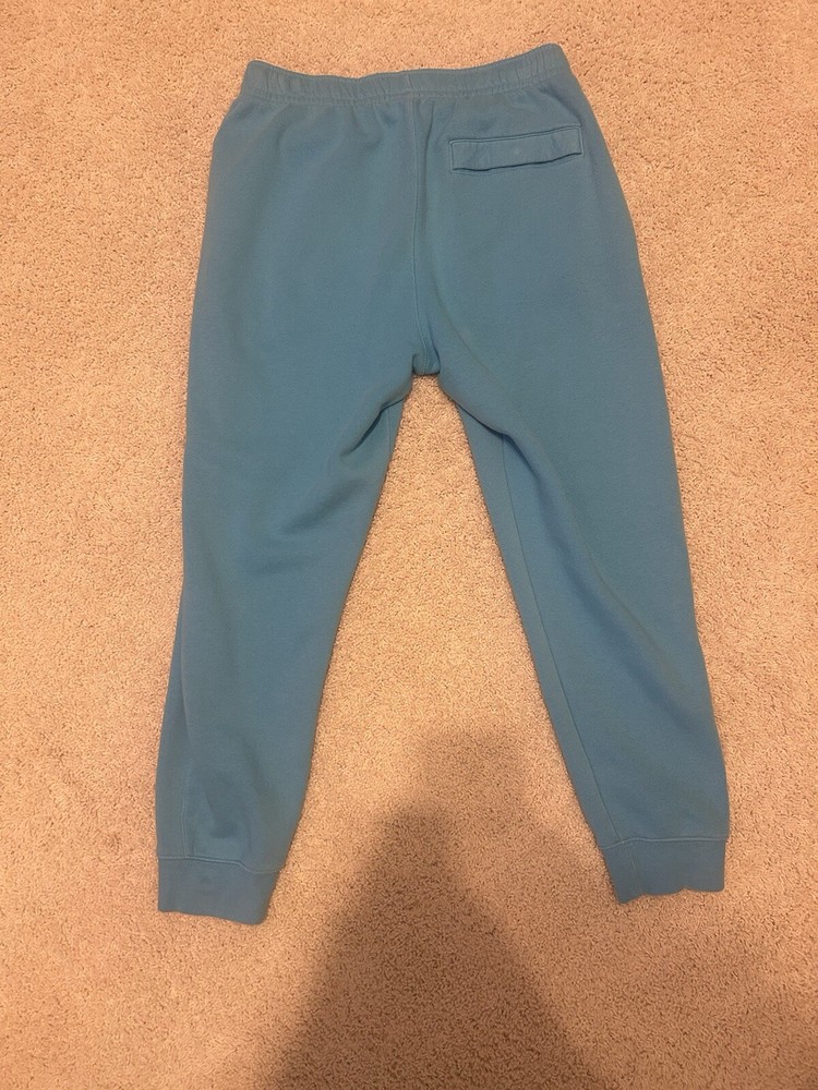 nike blue fleece pants medium