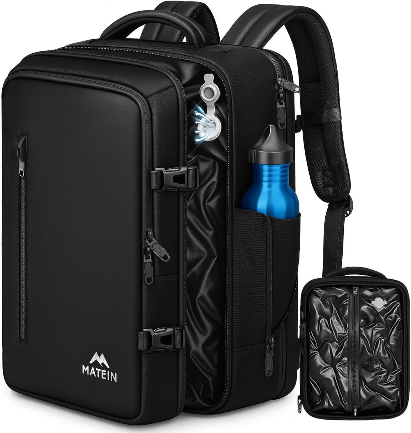 Vacuum Seal Backpack Travel, Waterproof Carry on Backpack with Vacuum Compres...