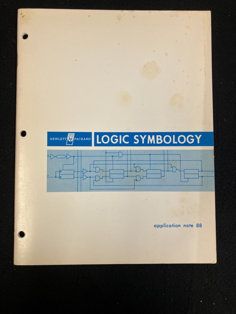 HEWLETT PACKARD APPLICATION NOTE 88, LOGIC SYMBOLOGY, OCTOBER 1967