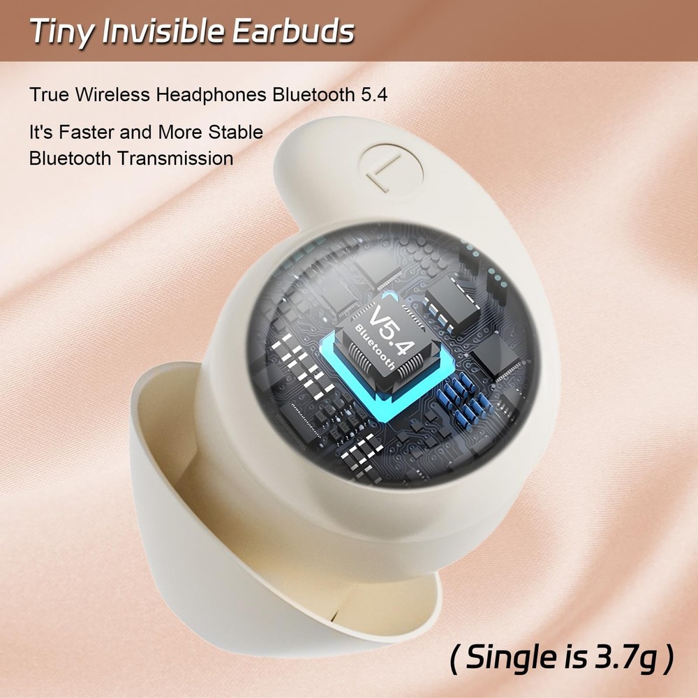 Sleep Earbuds,Wireless Bluetooth Noise Blocking Sleeping Headphones,Sleep Ear...