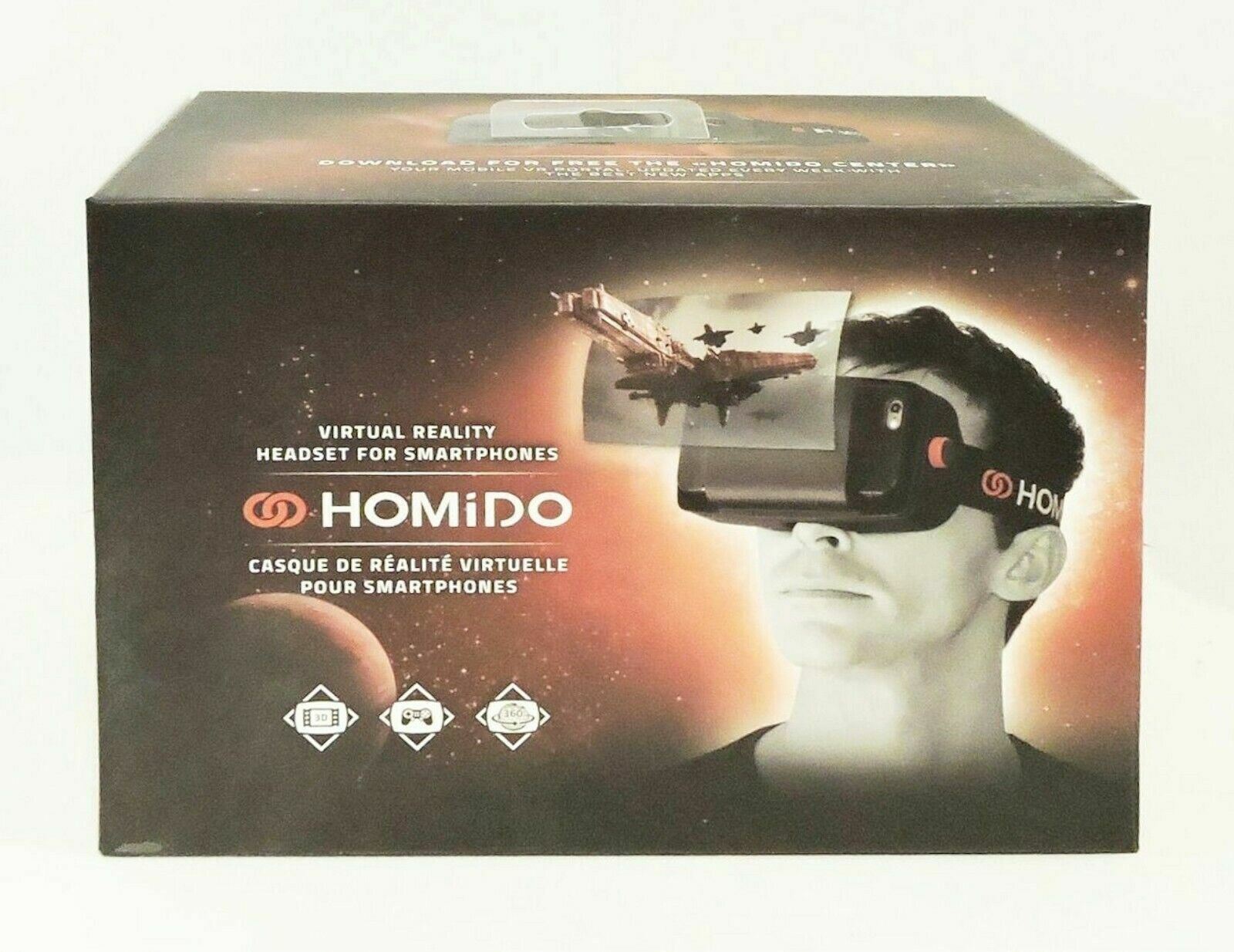 NEW Homido V1 Virtual Reality Phone VR Headset for iPhone 16 Pro 15 Plus Galaxy