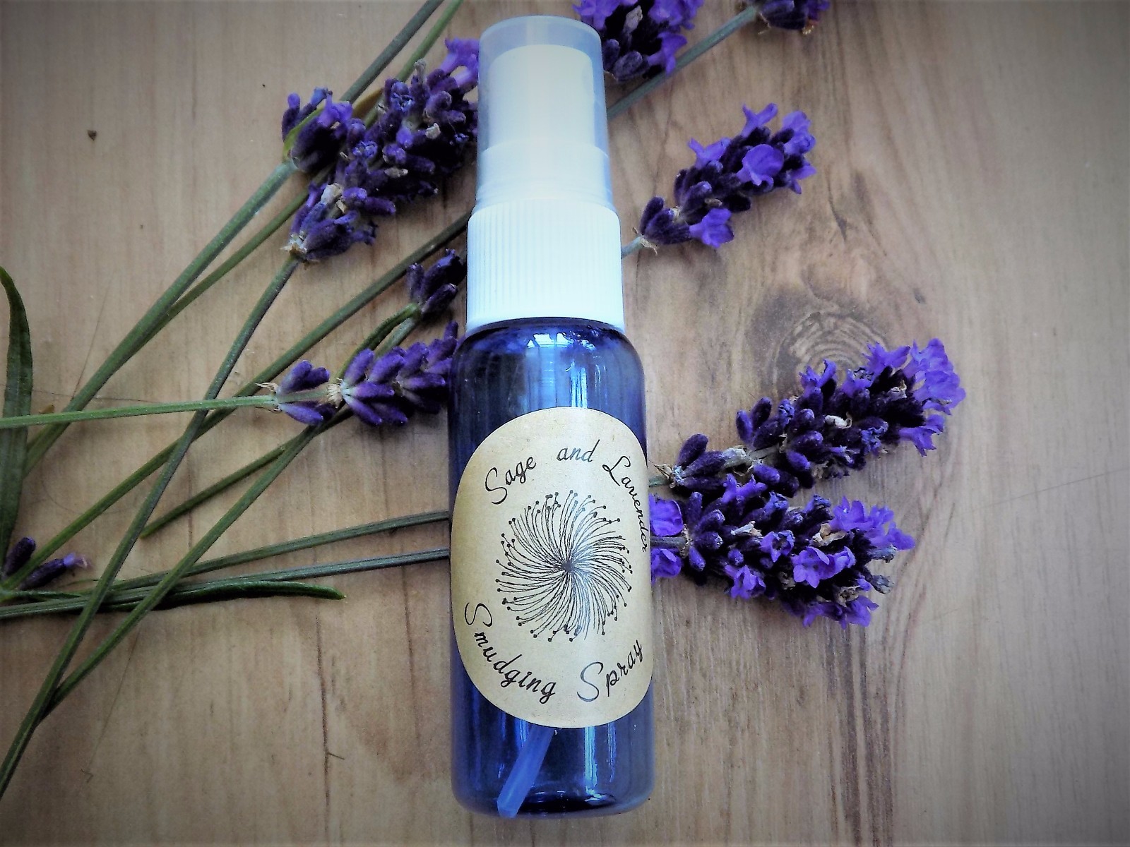 Lavender & White Sage Smudging Spray 30ml Smudge Room Cleansing Smoke Free