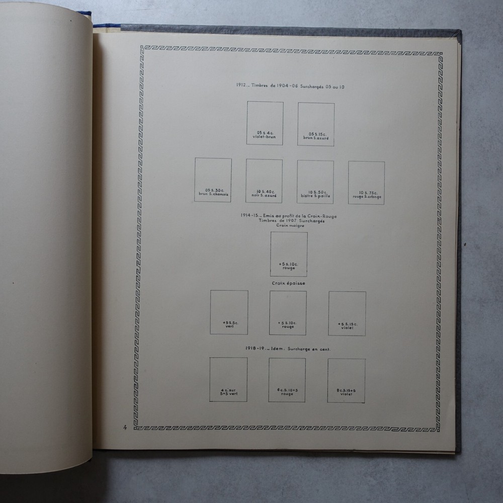 Indochina And Vietnam - Antique Binder With Pre-Printed Pages 1889 To 1946