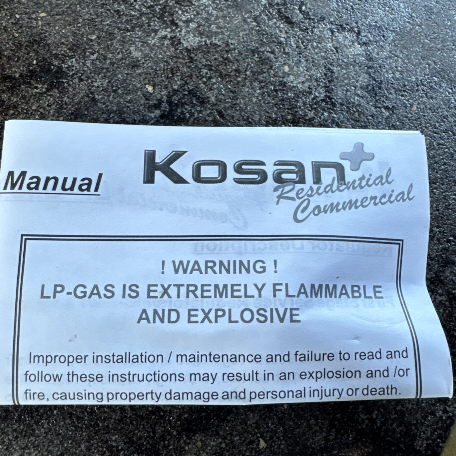 Cavagna Kosan 988HP-05 1st Stage Propane Regulator Outlet 1/2" NPT Inlet POL