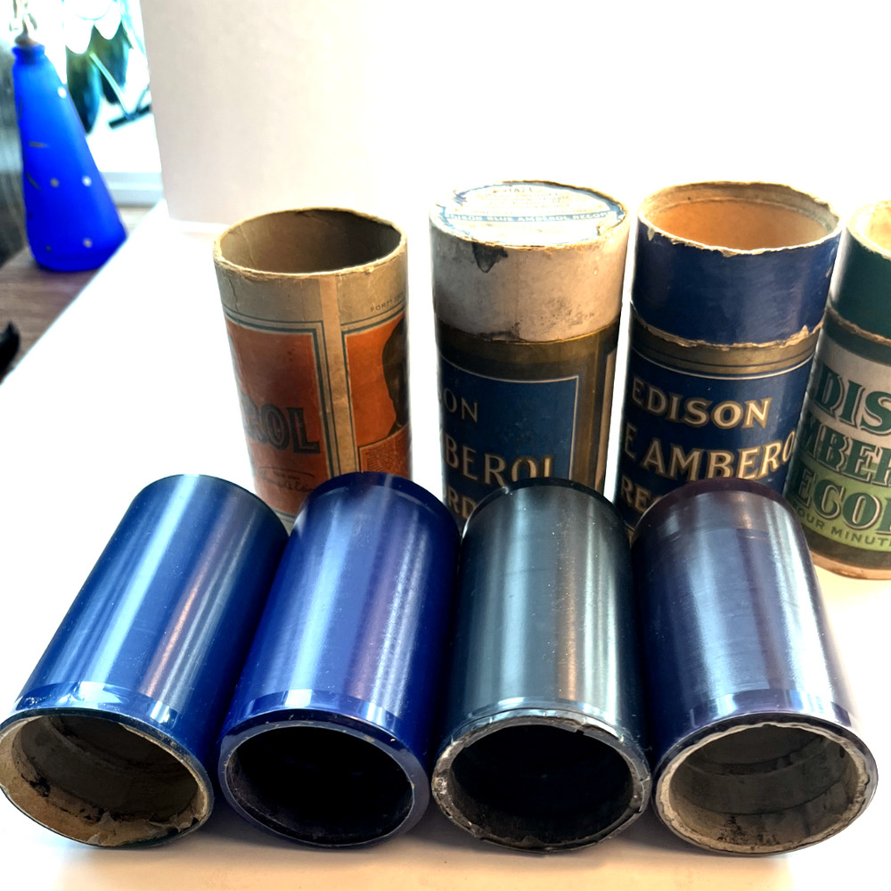 Edison Blue Amberol Cylinders Lot # 20