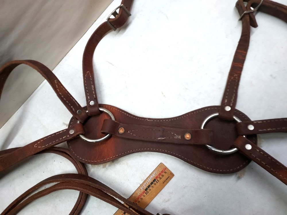 Western Saddle or Sawbuck Leather Breeching