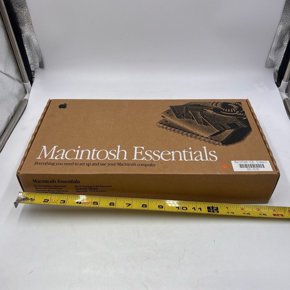 Vintage* BOX ONLY* 1992 Macintosh Essentials From Apple Computers