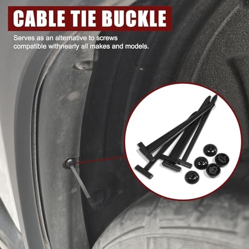 Pack Nylon Universal Cable Tie Buckle Zip Tie, Heavy Duty Self-Locking Push 200
