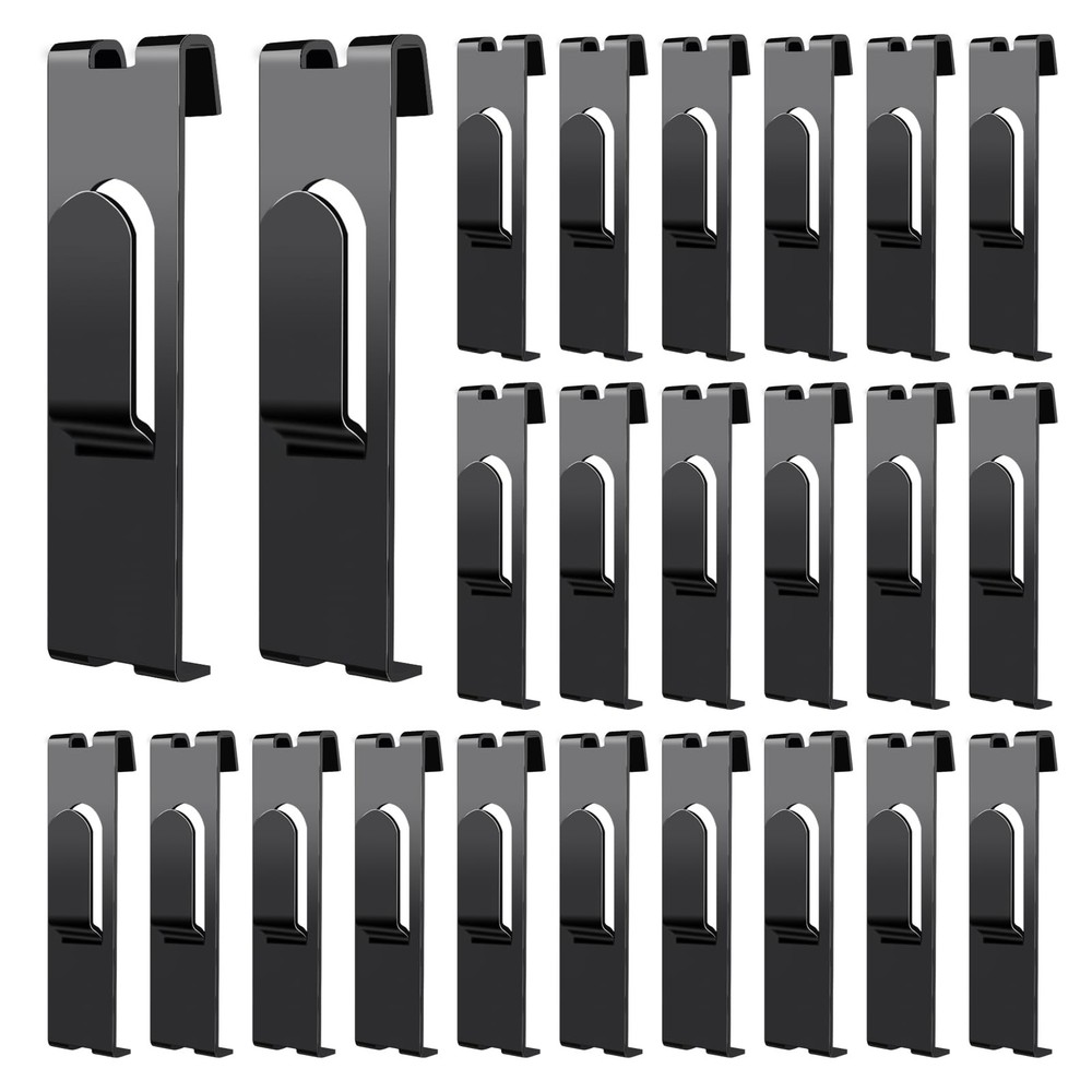 Gute 30 PCS Gridwall Display Hooks for Grid Wall Panel, Utility Hanging Hooks...