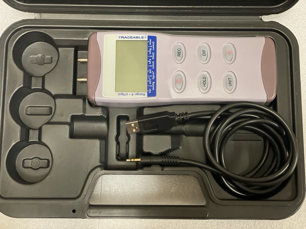 Traceable Digital Manometer Range:0 - ±15 psi