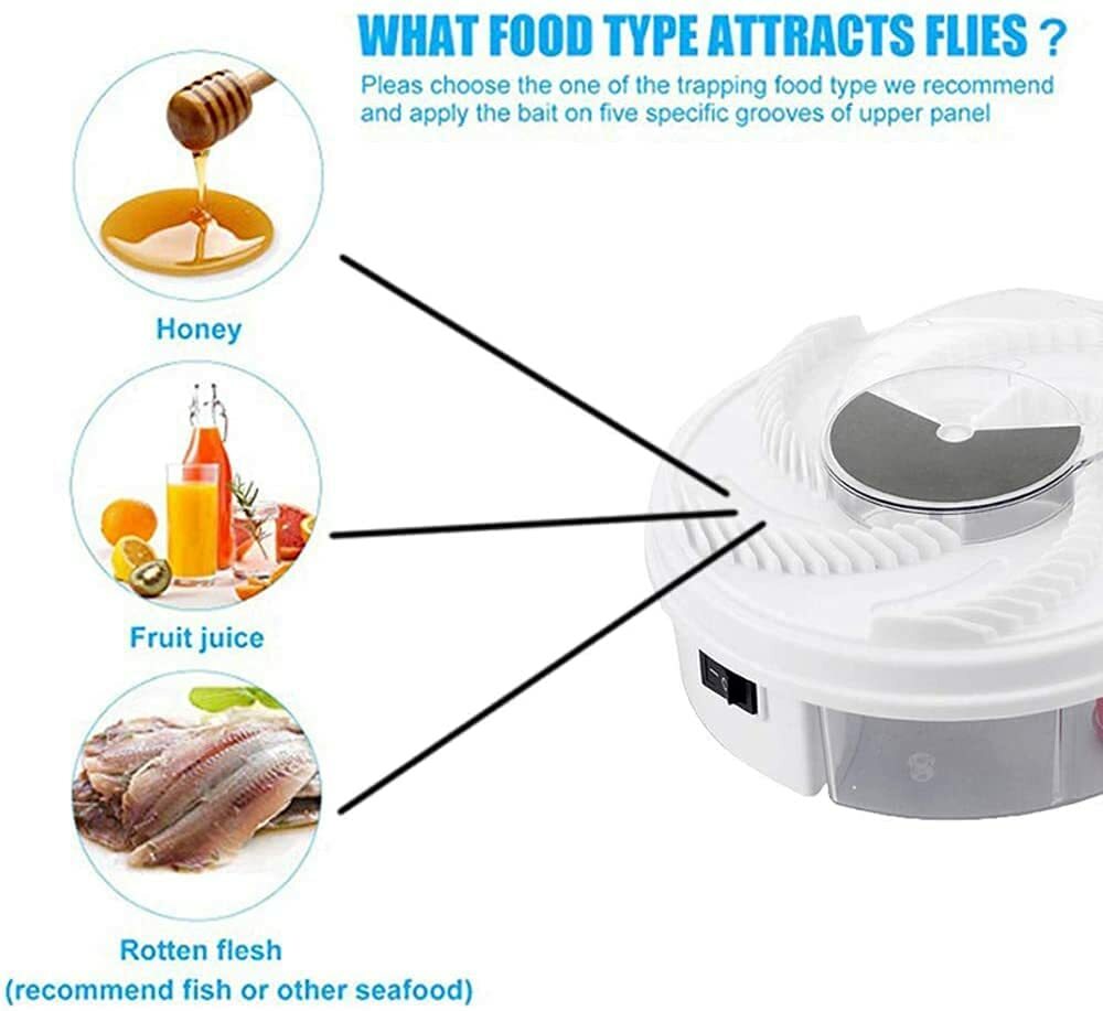 Electric Fly Trap, Fly Trap Pest Device Insect Catcher, Automatic Fly Catcher