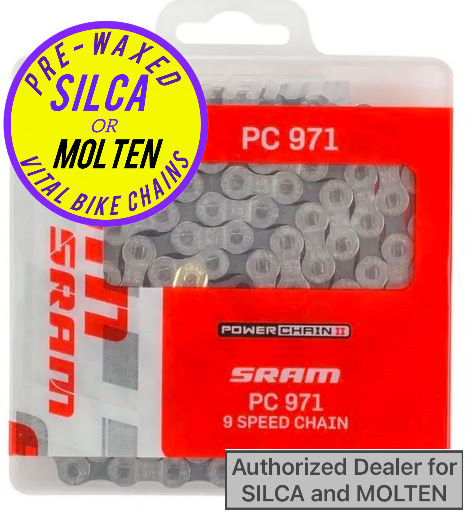 SRAM PC-971 Chain 9 speed - SILCA/MOLTEN/CERAMIC SPEED wax