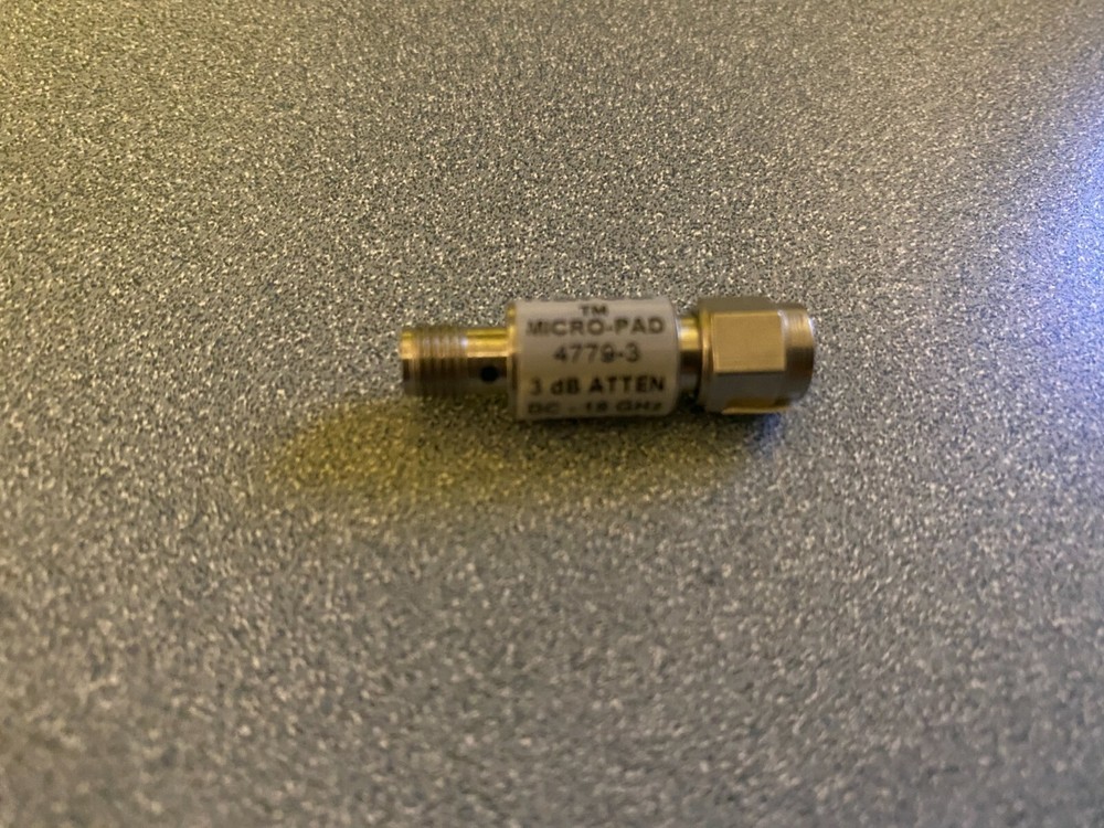 NARDA MICR-PAD 4779-3 3DB ATTENUTOR DC-18 GHZ 2 WATTS