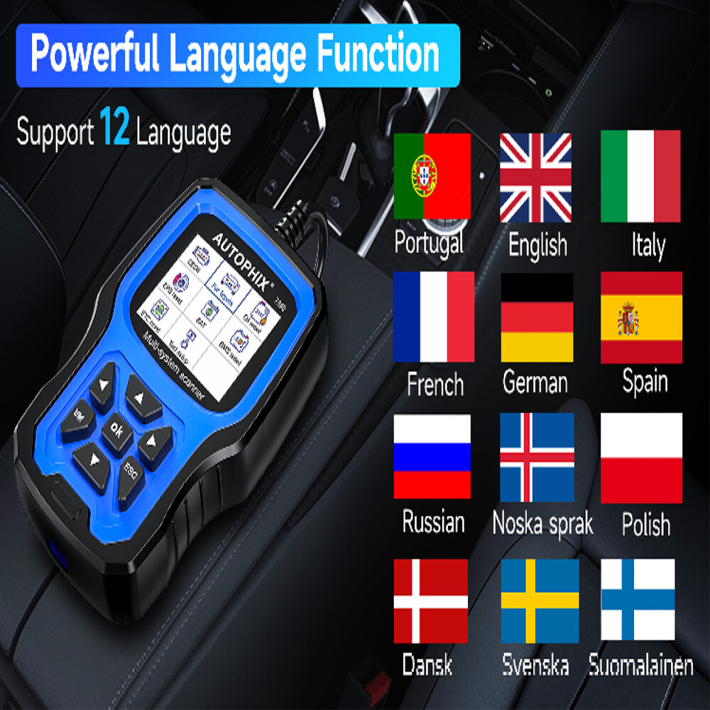 AUTOPHIX 7360 OBD2 Scanner Code Reader Car ABS SRS TPMS Full System Scan Tool