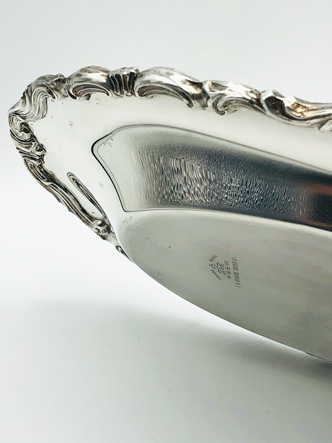 Vintage MCM FB Rogers Silver Co. Silver Plate Oval Platter Serving Dish