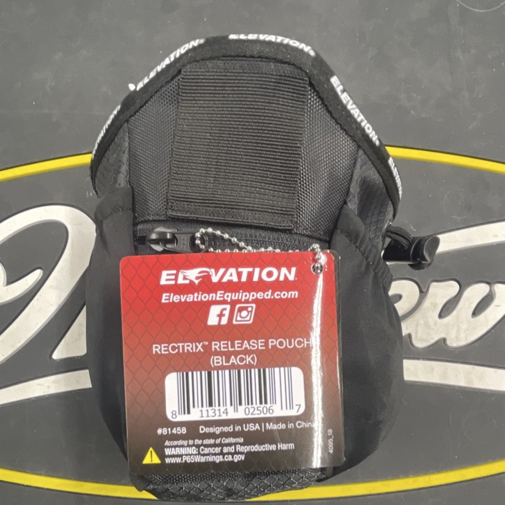 Elevation Rectrix Release Pouch Black Ambidextrous Compound Bow