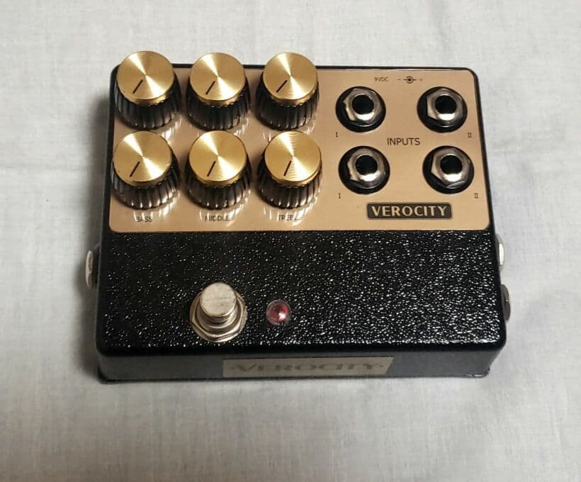 Verocity Effects PLEXIGLASS Marshall 1959 Emulator 8 Knobs Guitar Pedal