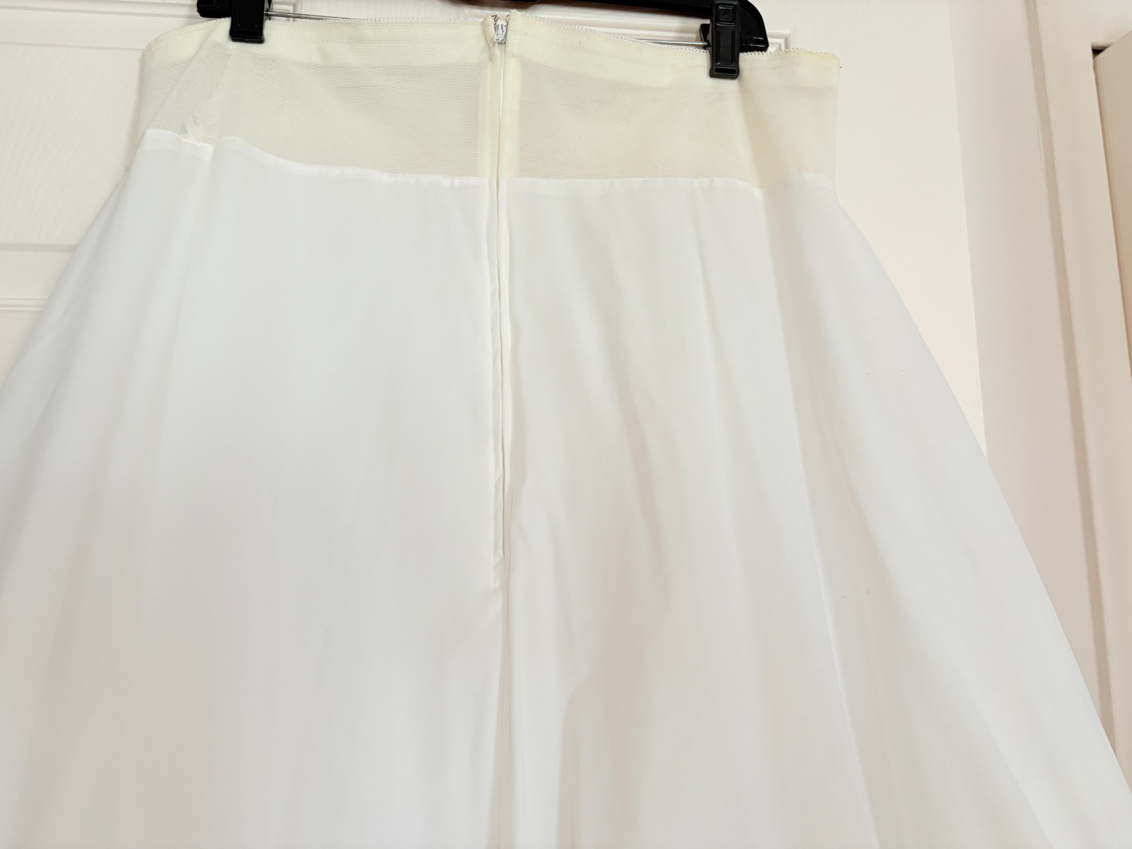 MERRY MODEL ~ Wedding Dress Petticoat Slip White Full ~ Large, 34" waist