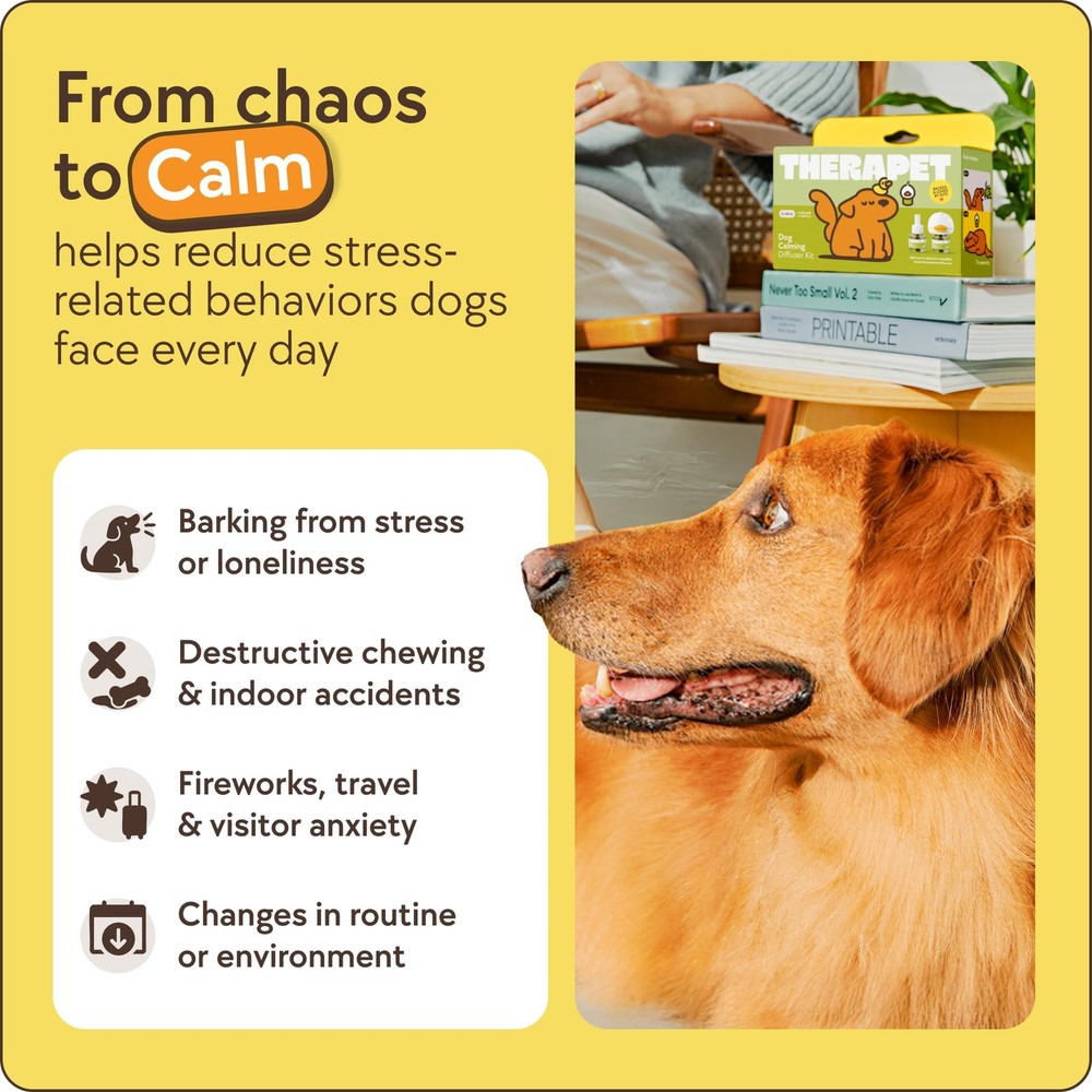 TherapetMD Dog Calming Diffuser - for Stress, Destructive Behavior, 1 Pack