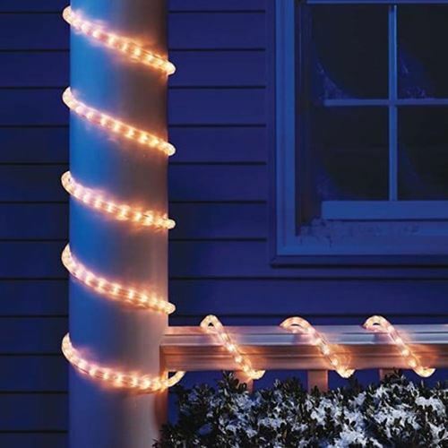 Warm White LED Rope Light - 120 Volt - Custom Cut