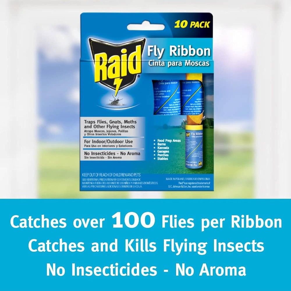 Raid Fly Ribbon, 10 Count