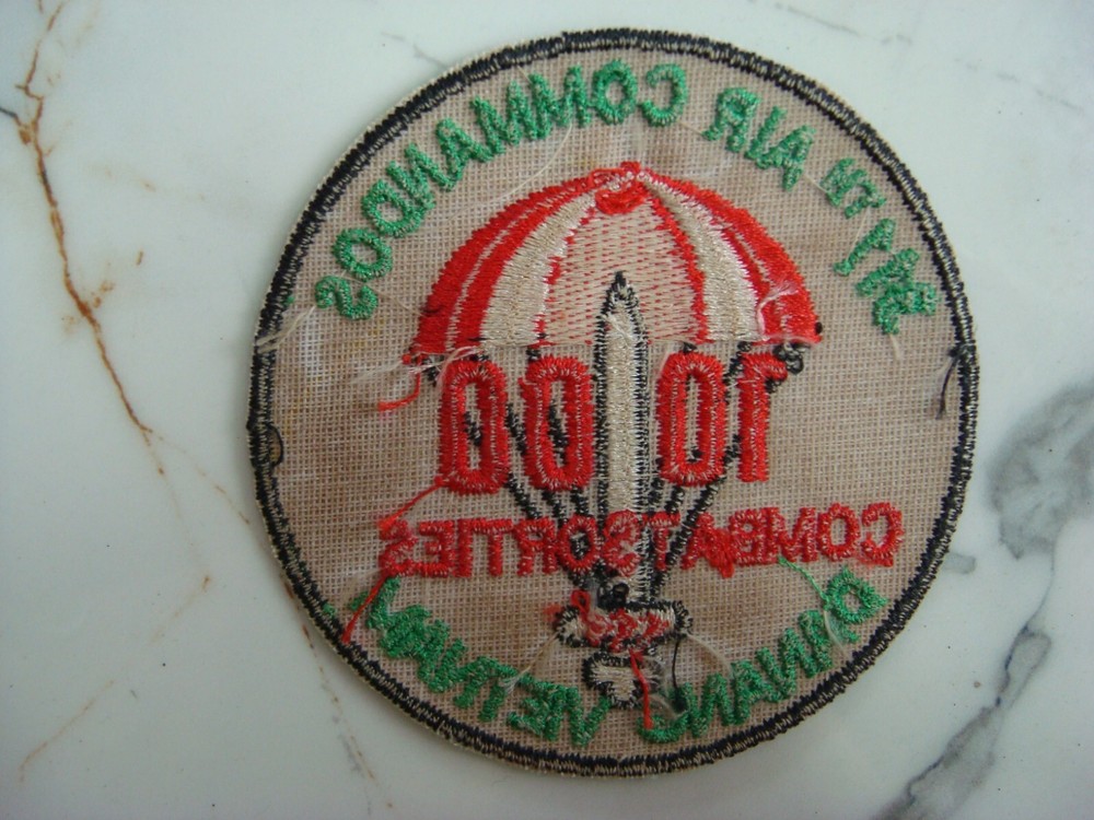 USAF 311th AIR COMMANDOS SQUADRON " 1000 COMBAT SORTIES " VIETNAM WAR PATCH
