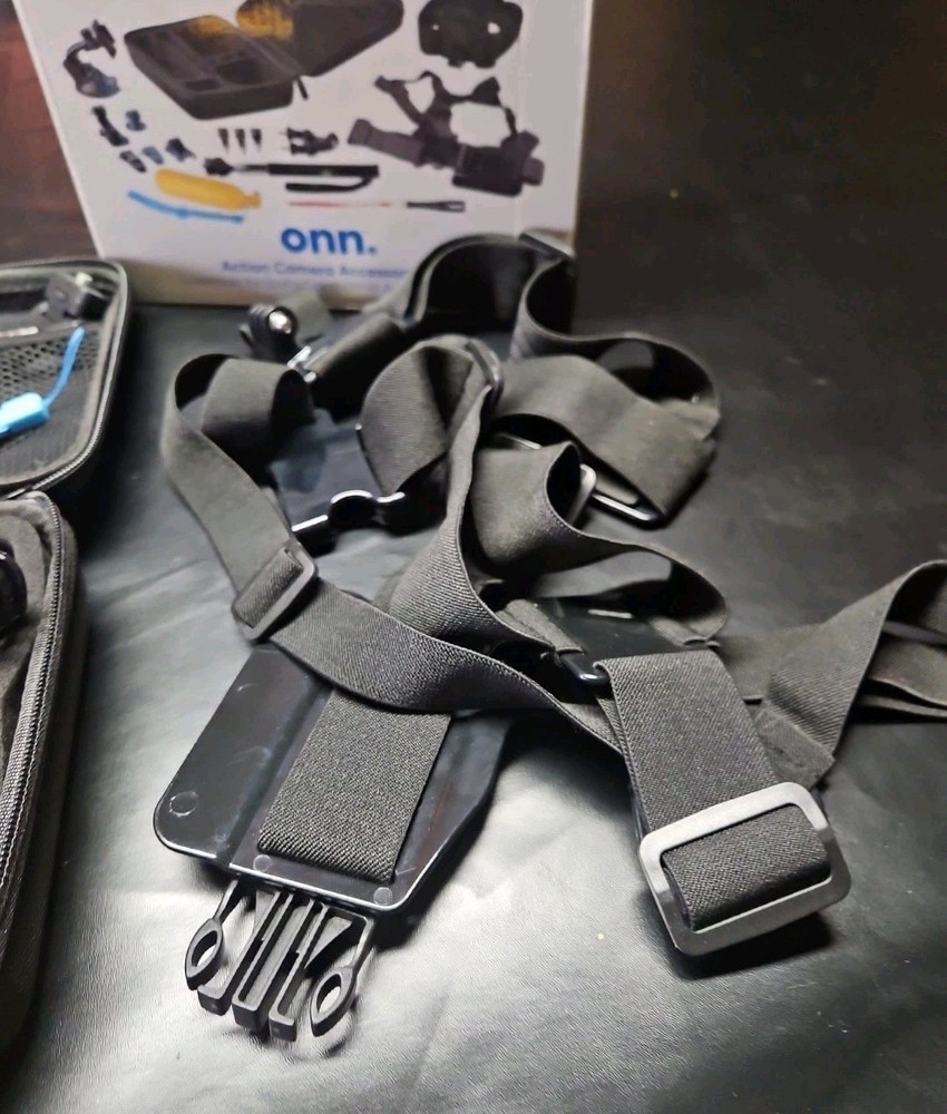 Focus Onn. Action Camera Accessory Kit- Essentials for GoPro Head & Body Strap