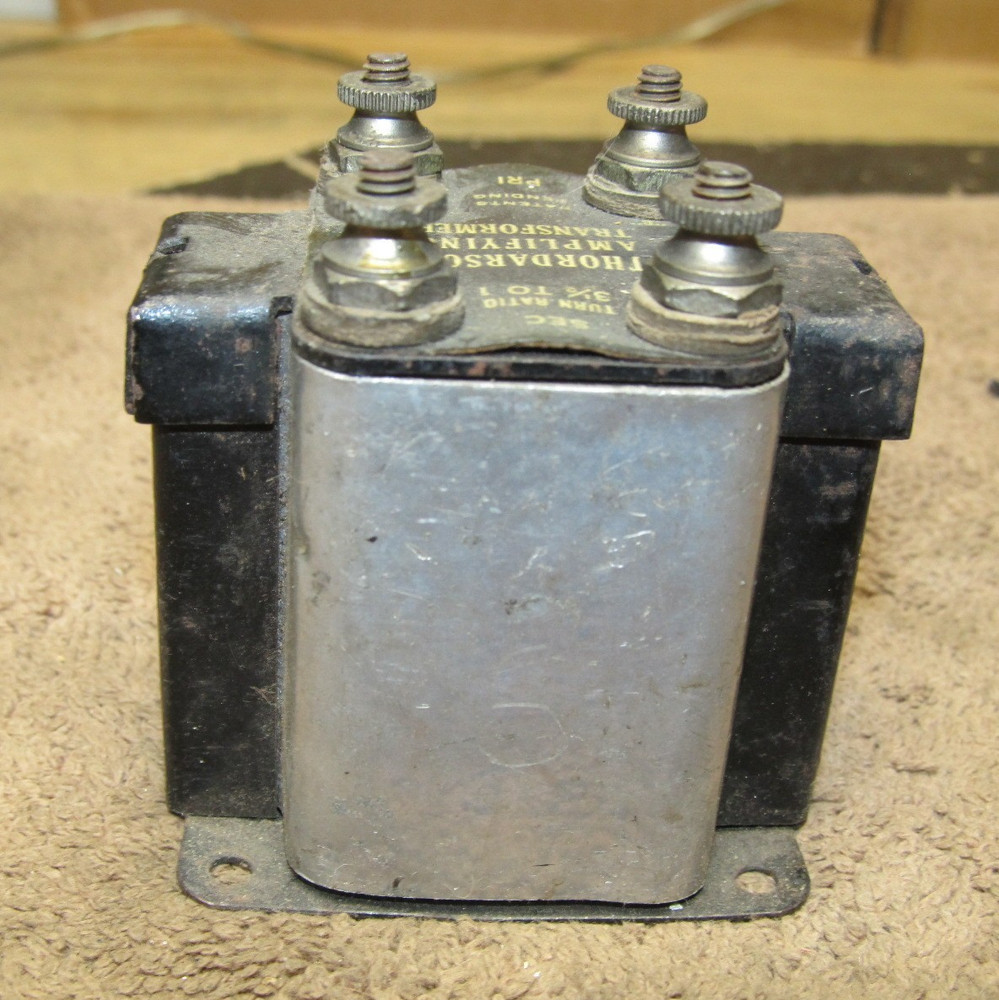 1920`s Thordarson Amplifying Transformer, Audio