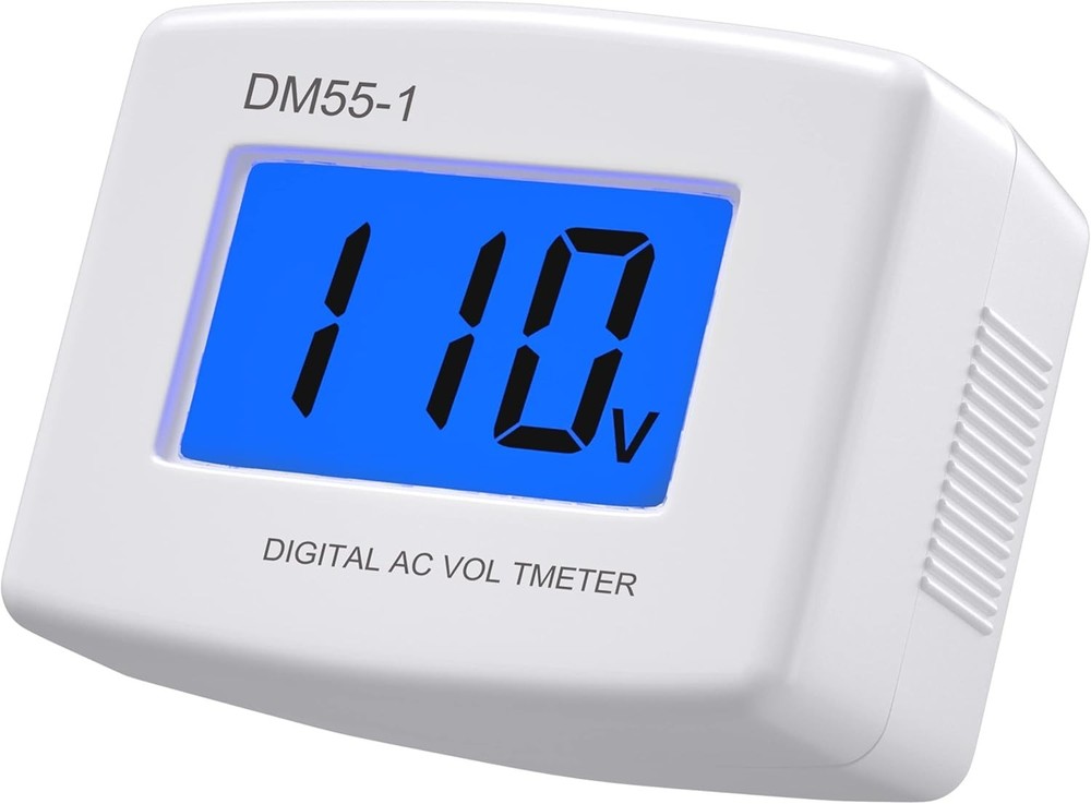 Precision 80-300V Digital Voltmeter with Adjustable Settings for Safe Appliances