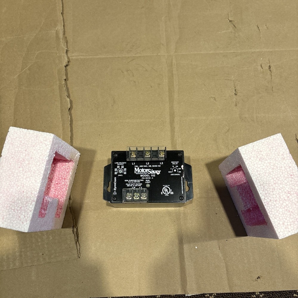 Symcom Model 102A Protection Relay Motor Saver